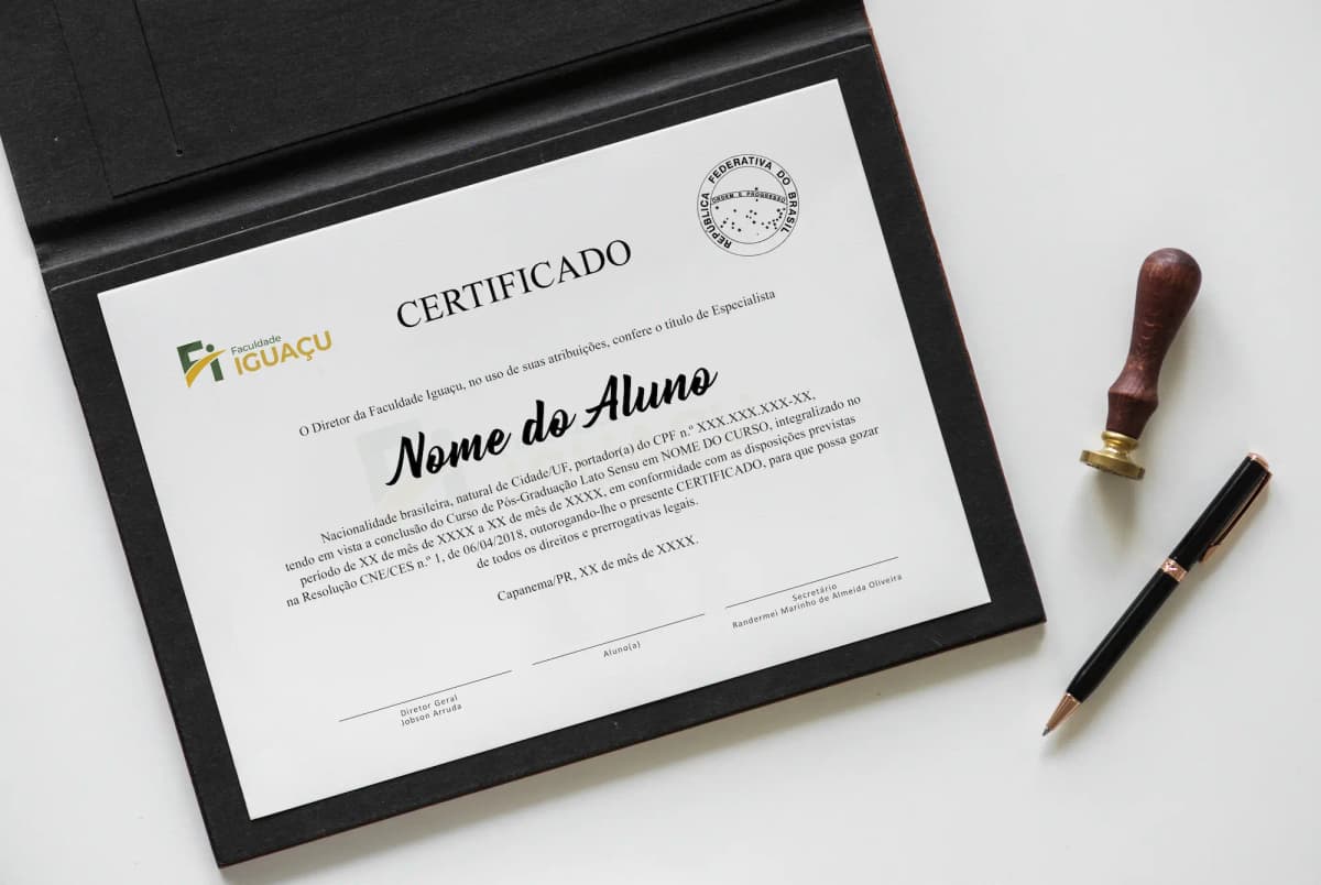 Certificado de Pós-Graduação EAD